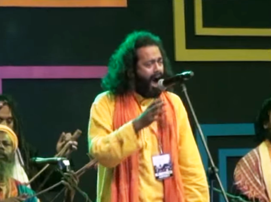 Baul performance by Shyam Khyapa